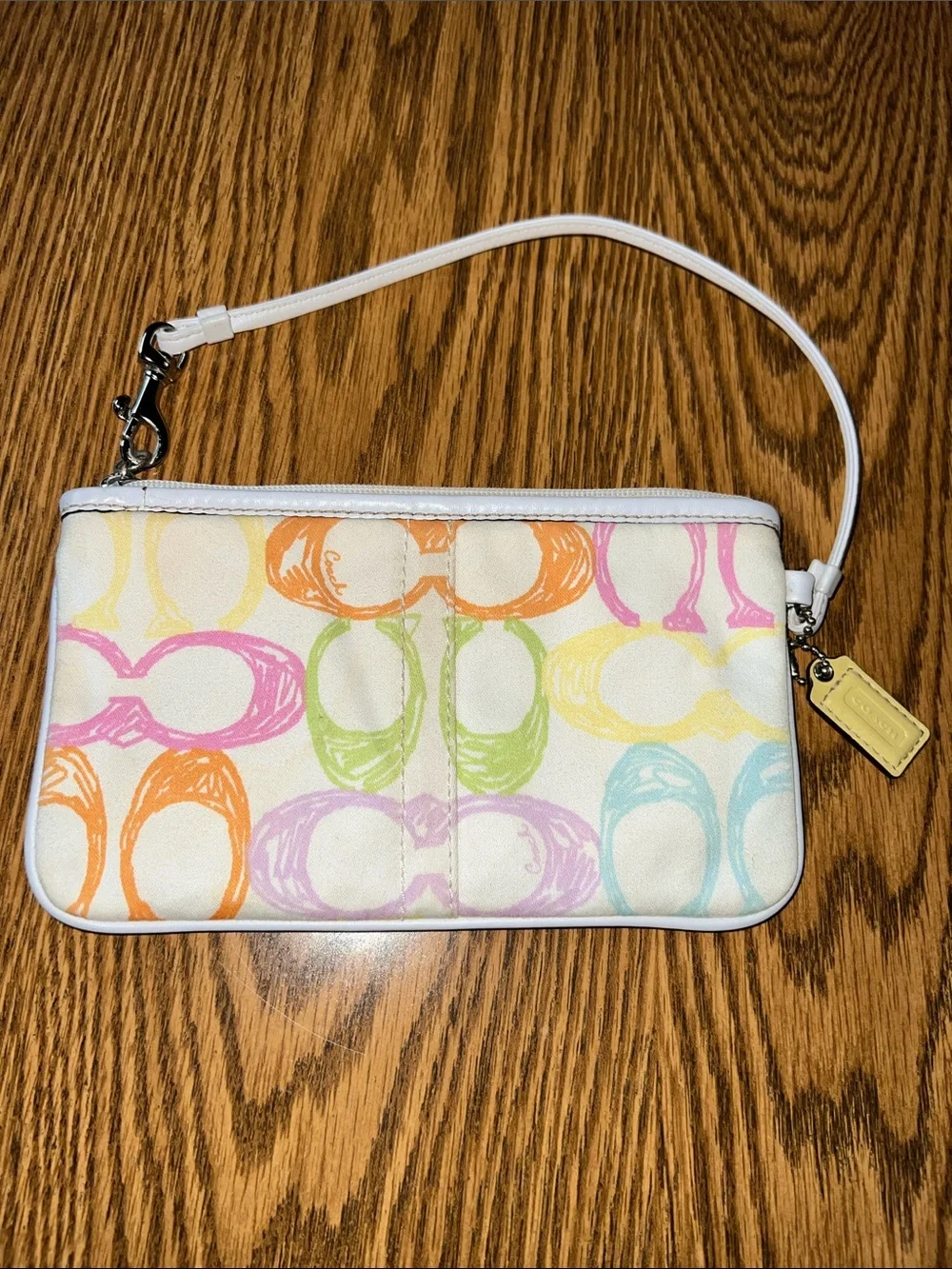 Coach Vintage Pastel Wristlet